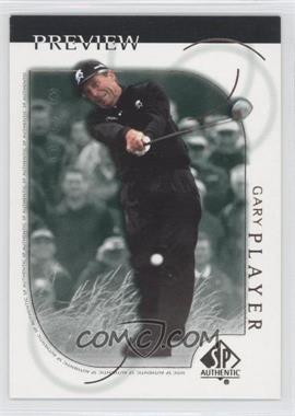 2001 SP Authentic Preview - [Base] #14 - Gary Player
