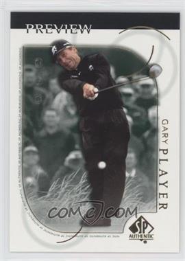 2001 SP Authentic Preview - [Base] #14 - Gary Player