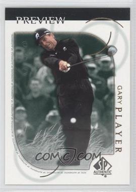 2001 SP Authentic Preview - [Base] #14 - Gary Player