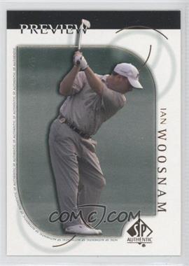 2001 SP Authentic Preview - [Base] #2 - Ian Woosnam