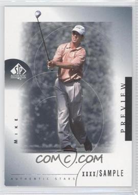 2001 SP Authentic Preview - [Base] #26 - Authentic Stars - Mike Weir