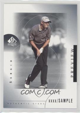 2001 SP Authentic Preview - [Base] #31 - Authentic Stars - Sergio Garcia