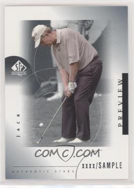 2001 SP Authentic Preview - [Base] #35 - Authentic Stars - Jack Nicklaus