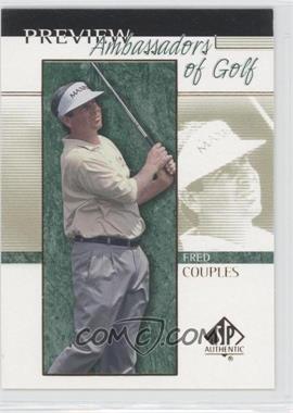 2001 SP Authentic Preview - [Base] #60 - Ambassadors of Golf - Chi Chi Rodriguez