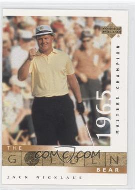 2001 Upper Deck - [Base] #109 - The Golden Bear - Jack Nicklaus