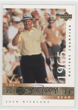 2001 Upper Deck - [Base] #109 - The Golden Bear - Jack Nicklaus