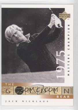 2001 Upper Deck - [Base] #118 - The Golden Bear - Jack Nicklaus