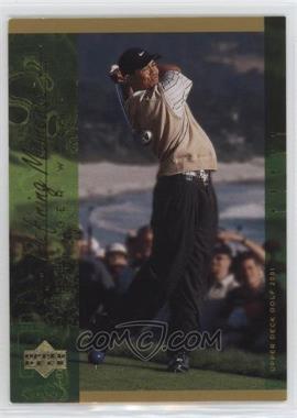 2001 Upper Deck - [Base] #124 - Defining Moments - Tiger Woods [EX to NM]