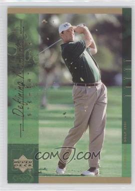 2001 Upper Deck - [Base] #133 - Defining Moments - Stewart Cink