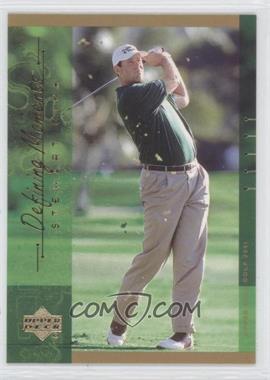 2001 Upper Deck - [Base] #133 - Defining Moments - Stewart Cink