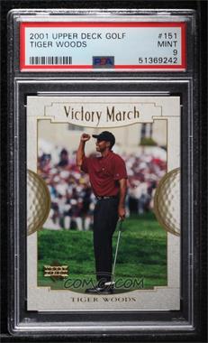 2001 Upper Deck - [Base] #151 - Victory March - Tiger Woods [PSA 9 MINT]