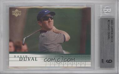 2001 Upper Deck - [Base] #2 - David Duval [BGS 9 MINT]