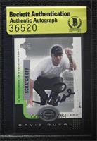 David Duval [BAS Beckett Auth Sticker]