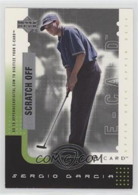 2001 Upper Deck - E-card #E-SG - Sergio Garcia