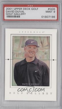 2001 Upper Deck - Golf Gallery #GG5 - David Duval [BGS 9 MINT]