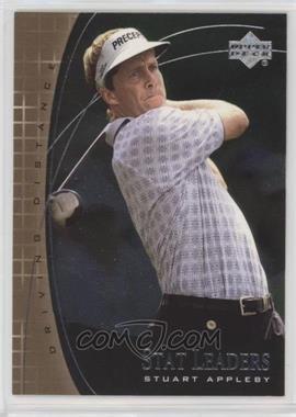 2001 Upper Deck - Stat Leaders #SL3 - Stuart Appleby