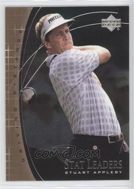 2001 Upper Deck - Stat Leaders #SL3 - Stuart Appleby