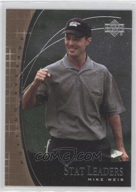 2001 Upper Deck - Stat Leaders #SL8 - Mike Weir