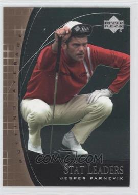 2001 Upper Deck - Stat Leaders #SL9 - Jesper Parnevik