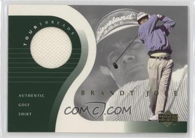 2001 Upper Deck - Tour Threads #TT-BJ - Brandt Jobe