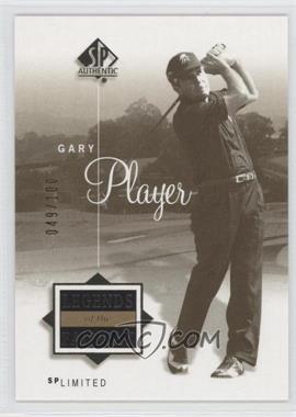 2002 SP Authentic - [Base] - Limited #50SPA - Legends of the Fairway - Gary Player /100