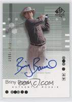 Authentic Rookie Signature - Briny Baird #/1,499