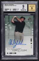 Authentic Rookie Signature - Phil Mickelson [BGS 9 MINT] #/799