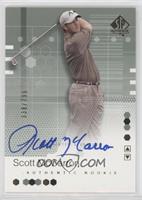 Authentic Rookie Signature - Scott McCarron #/799