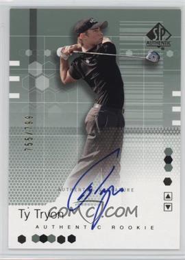 2002 SP Authentic - [Base] #113 - Authentic Rookie Signature - Ty Tryon /799
