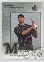 Majors & Masters - Tiger Woods #/3,499
