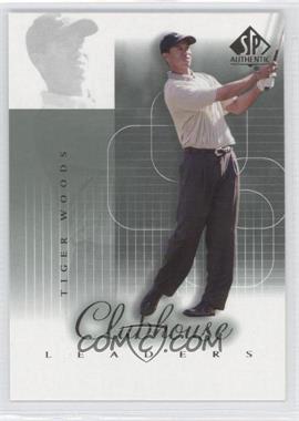 2002 SP Authentic - [Base] #56SPA - Clubhouse Leaders - Tiger Woods