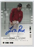 Authentic Rookie Signature - Justin Rose #/2,999