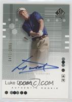 Authentic Rookie Signature - Luke Donald #/2,999