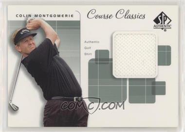 2002 SP Authentic - Course Classics Golf Shirts #CC-CM - Colin Montgomerie