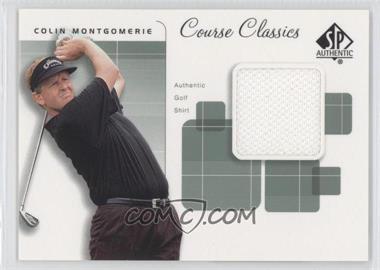 2002 SP Authentic - Course Classics Golf Shirts #CC-CM - Colin Montgomerie