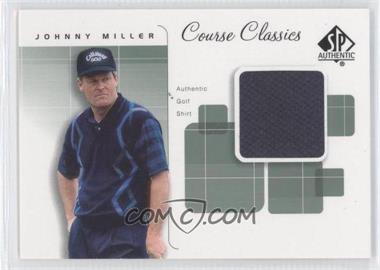 2002 SP Authentic - Course Classics Golf Shirts #CC-JMi - Johnny Miller