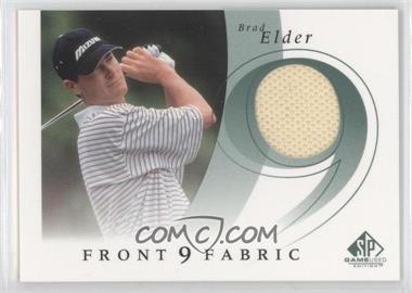 2002 SP Game Used Edition - Front 9 Fabric #F9S-BE - Brad Elder