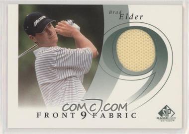 2002 SP Game Used Edition - Front 9 Fabric #F9S-BE - Brad Elder