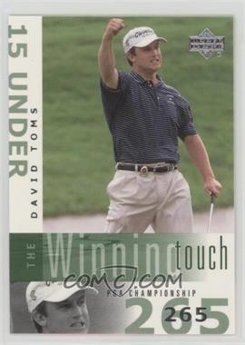 2002 Upper Deck - The Winning Touch #WT4 - David Toms