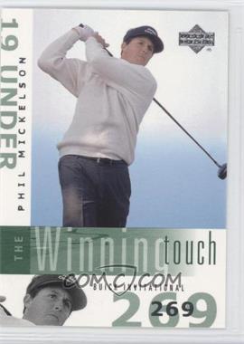 2002 Upper Deck - The Winning Touch #WT6 - Phil Mickelson