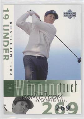 2002 Upper Deck - The Winning Touch #WT6 - Phil Mickelson