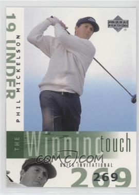 2002 Upper Deck - The Winning Touch #WT6 - Phil Mickelson