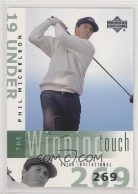 2002 Upper Deck - The Winning Touch #WT6 - Phil Mickelson