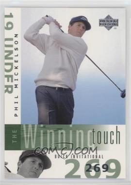 2002 Upper Deck - The Winning Touch #WT6 - Phil Mickelson