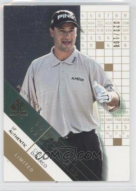2003 SP Authentic - [Base] - Limited #63 - Winner's Scorecard - Chris DiMarco /100