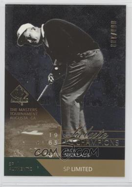 2003 SP Authentic - [Base] - Limited #78 - Salute to Champions - Jack Nicklaus /100