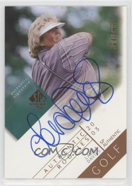 2003 SP Authentic - [Base] #112 - Authentic Rookies Signatures - Laura Davies /799