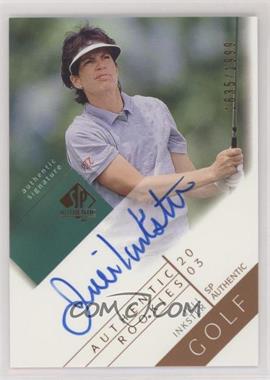 2003 SP Authentic - [Base] #123 - Authentic Rookies Signatures - Juli Inkster /1999