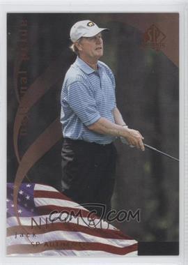 2003 SP Authentic - [Base] #51 - National Pride - Jack Nicklaus