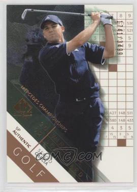2003 SP Authentic - [Base] #61 - Winner's Scorecard - Sergio Garcia /3499